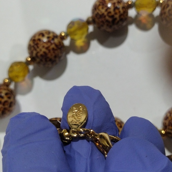 Joan Rivers Gold tone Colorful Beaded Long Necklace - Women's Fashion Jewelry - Picture 8 of 8